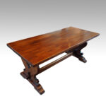 Oak refectory dining table