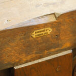 Harrods 1920's Oak refectory draw-leaf dining table - Image 12