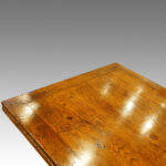 Harrods 1920's Oak refectory draw-leaf dining table - Image 5