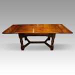 Oak refectory draw leaf dining table