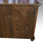 Oak small panelled cupboard - Image 6