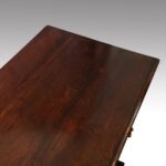 Oak small panelled cupboard - Image 4