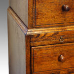 1920's oak tallboy chest of small size - Image 4