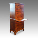1920's oak tallboy chest of small size - Image 2