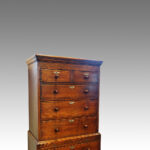 1920's oak tallboy chest of small size - Image 3