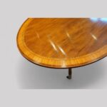 Antique Oval Sheraton style mahogany  dining table - Image 2