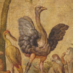 Pair Antique painted wall panels - Image 6