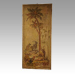 Pair Antique painted wall panels - Image 8