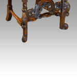 Pair of Victorian Carolean style oak chairs - Image 10