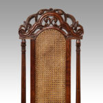 Pair of Victorian Carolean style oak chairs - Image 3