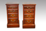 Pair of Edwardian Burr Walnut Bedside Chests