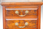 Pair of Edwardian Burr Walnut Bedside Chests - Image 2