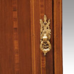 Pair Edwardian mahogany bedside cabinets - Image 4