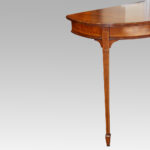 Edwardian mahogany demi lune tables - Image 5