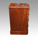Pair Victorian mahogany bedside chests - Image 3