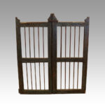 Pair antique dog gates