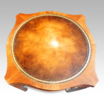 Pair inlaid mahogany end tables - Image 3