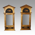Pair of Antique gilt pier mirrors