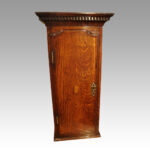 Pair of Antique oak hanging cabinets - Image 4