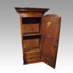 Pair of Antique oak hanging cabinets - Image 2
