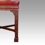 Edwardian Chippendale mahogany stools - Image 6