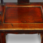 Pair of Chinese yoke back armchairs - Image 8