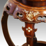 Pair of Chinese inlaid stands - Image 2