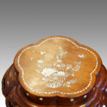 Pair of Chinese inlaid stands - Image 5