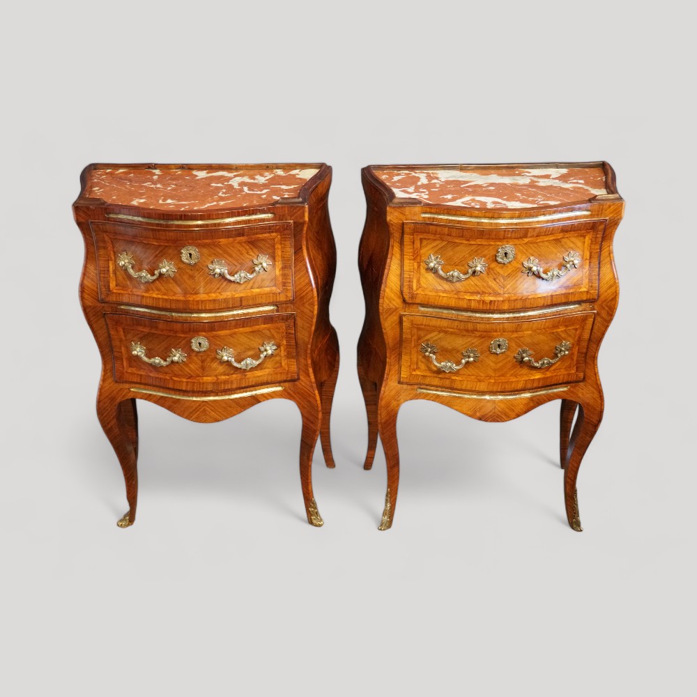 Pair-of-Continental-bedside-chests-2.jpg Pair of Continental bedside chests - Image 1