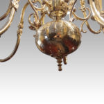 Pair of Dutch brass chandeliers - Image 3