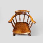 Pair of Edwardian captains chairs - Image 5