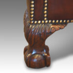 Pair of Edwardian leather club armchairs Now Sold - Image 7