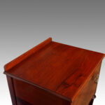 Pair of Edwardian mahogany bedside cabinets - Image 2