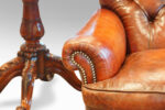 Pair of Edwardian leather club chairs - Image 5