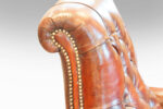 Pair of Edwardian leather club chairs - Image 2