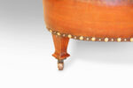 Pair of Edwardian leather club chairs - Image 4