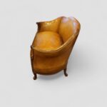 Pair of Edwardian leather sofas - Image 2
