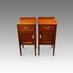 Pair of Edwardian bedside cabinets