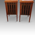 Pair of Edwardian bedside cabinets - Image 4