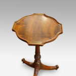 Pair of Edwardian mahogany wine tables - Image 2