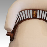 Pair of Edwardian tub chairs - Image 6