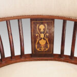 Pair of Edwardian tub chairs - Image 5