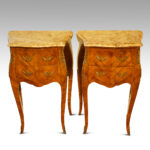 Pair of French bedside cabinets