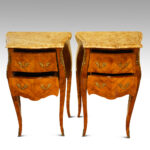 Pair of French bedside cabinets - Image 8