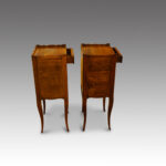 Pair of French country bedside cabinets - Image 6