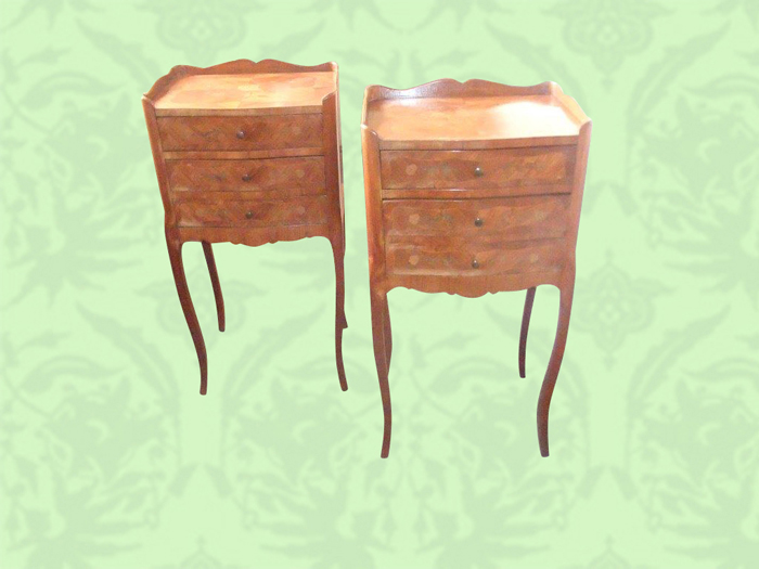 Pair-of-French-inlaid-bedside-cabinets.jpg Pair of Inlaid French Bedside Cabinets NOW SOLD - Image 1