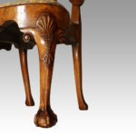 Pair of George I walnut style side chairs - Image 6