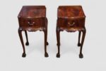 Pair of George VI bedside tables