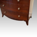 Pair of Georgian bow chests of drawers - Image 11