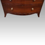 Pair of Georgian bow chests of drawers - Image 10